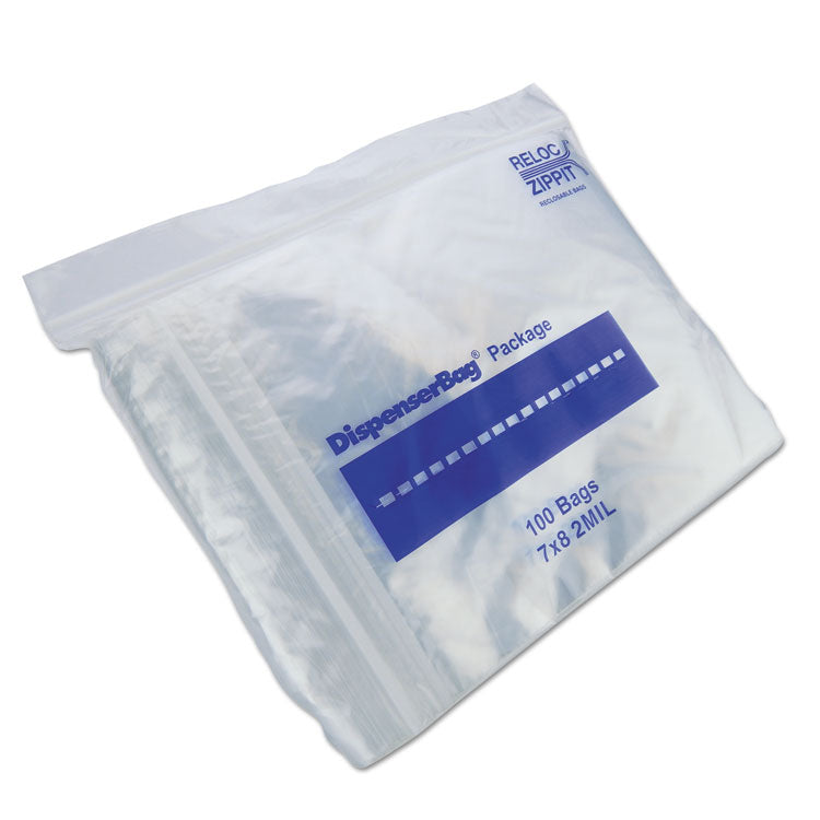 Fantapak - Plastic Zipper Bags, 2 mil, 7" x 8", Clear, 1,000/Box, 2 Boxes/Carton