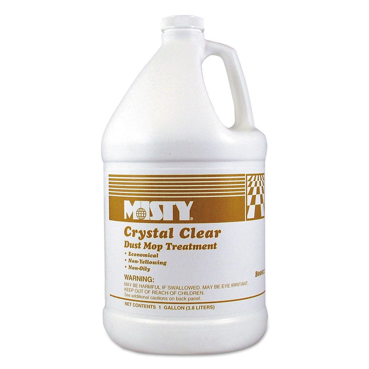 Misty - Crystal Clear Dust Mop Treatment, Slightly Fruity Scent, 1 gal Bottle