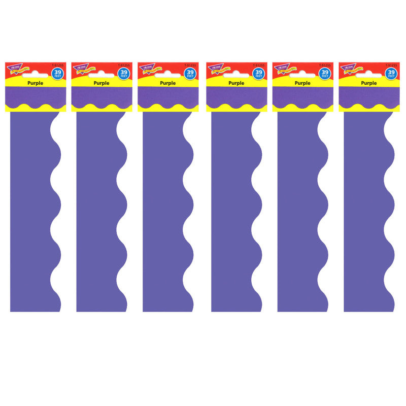 TREND - Purple Terrific Trimmers®, 39 Feet Per Pack, 6 Packs