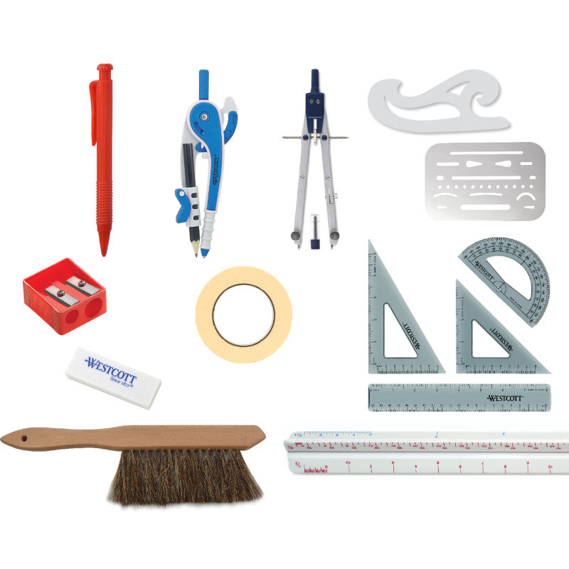 15-Piece Student Architectural Set