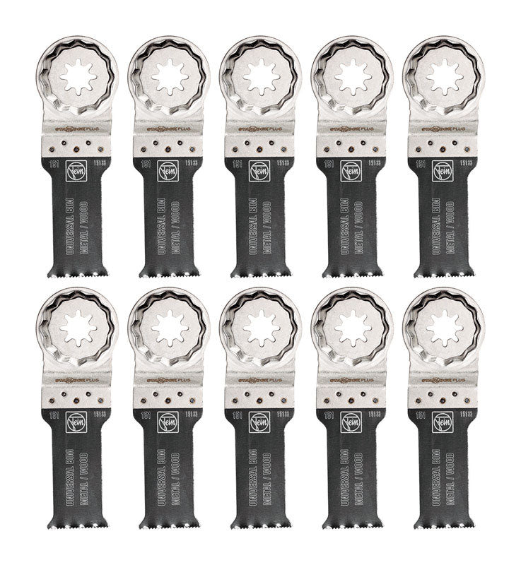 FEIN - Fein StarlockPlus 1-1/8 in. X 2 in. L Bi-Metal Saw Blade Set 10 pk