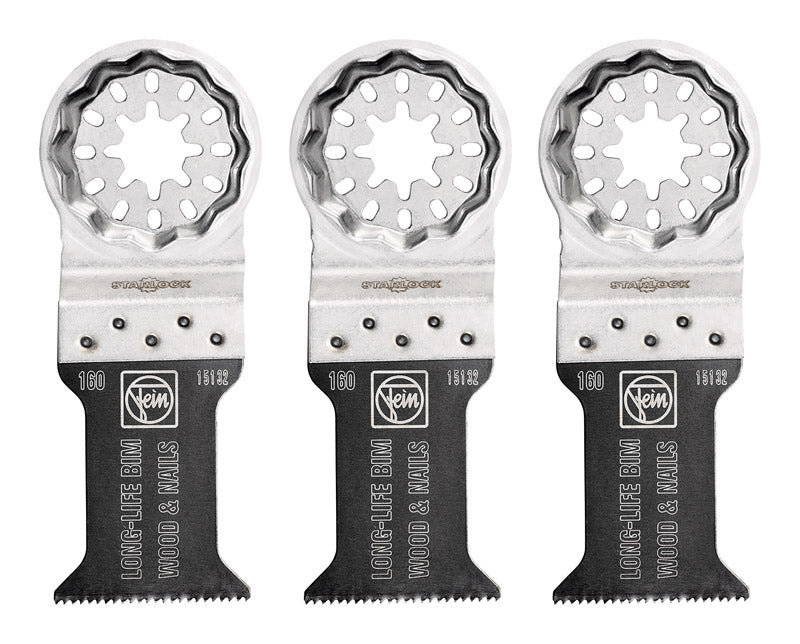 FEIN - Fein Starlock 1-3/8 in. X 2 in. L Bi-Metal Saw Blade Set 3 pk