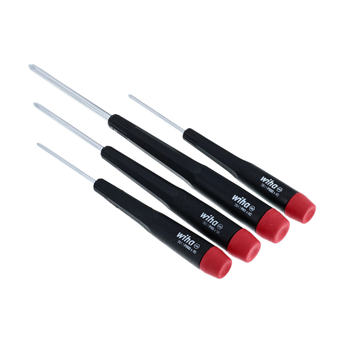 Wiha Precision Phillips Screwdriver Set (4 Piece Set)