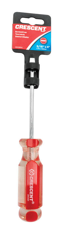 CRESCENT - Crescent 3/16 in. X 4 in. L Cabinet Screwdriver 1 pc - Case of 3