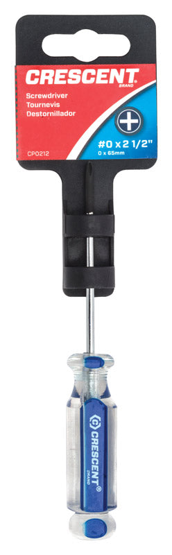 CRESCENT - Crescent #0 X 2-1/2 in. L Phillips Screwdriver 1 pc