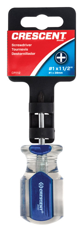 CRESCENT - Crescent #1 X 1-1/2 in. L Phillips Stubby Screwdriver 1 pc