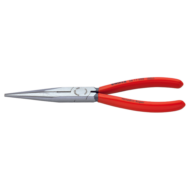 KNIPEX - Knipex 8 in. Chrome Vanadium Steel Long Nose Pliers/Cutter