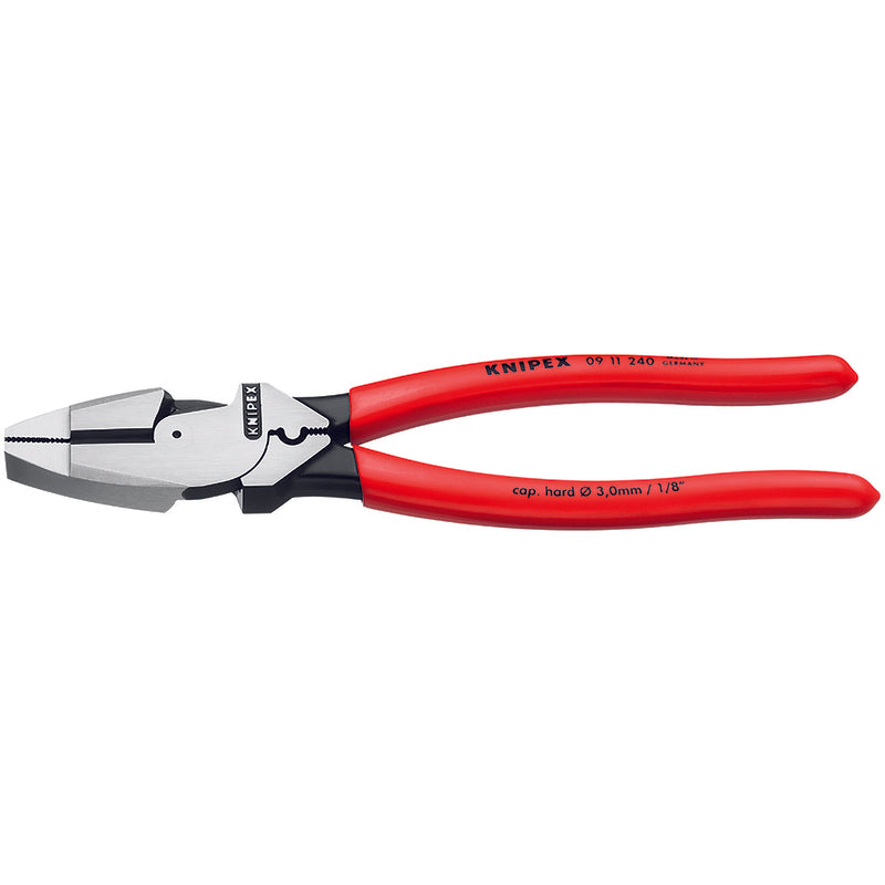 KNIPEX - Knipex 9.5 in. Steel Lineman's Crimping Pliers