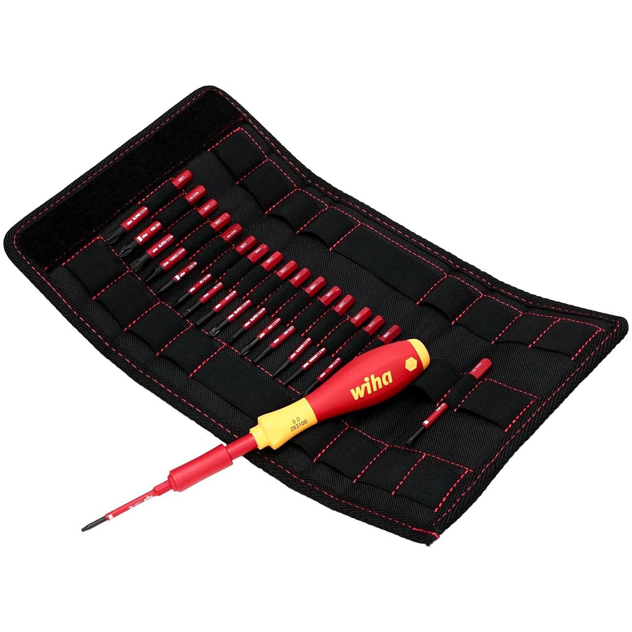 Wiha INSULATED SoftFinish SlimLine Interchangeable Blade Set (19 Piece Set)