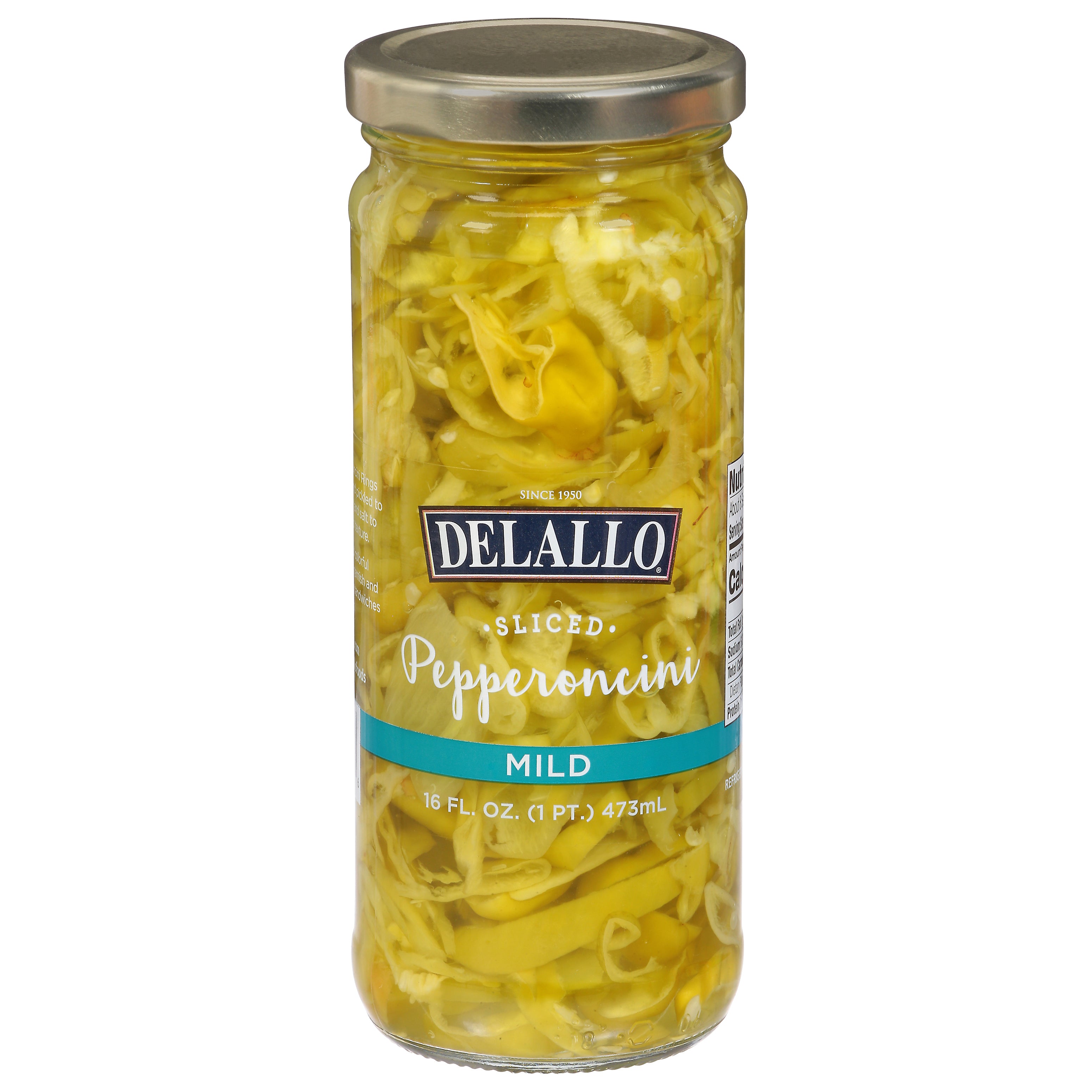 DeLallo Mild Sliced Pepperoncini 16 fl oz - Case of 12