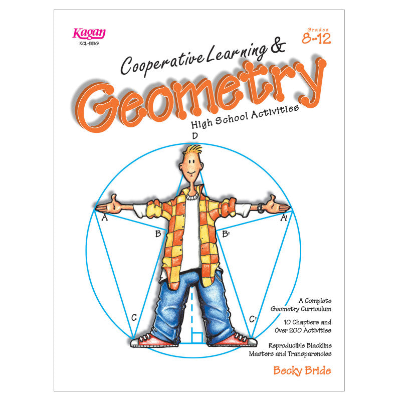 KAGAN - Cooperative Learning & Geometry High School Activities Book, Grade 8-12