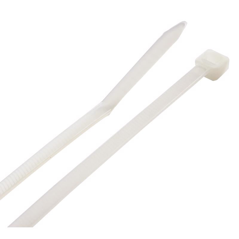 STEEL GRIP - Steel Grip 11 in. L White Cable Tie 100 pk