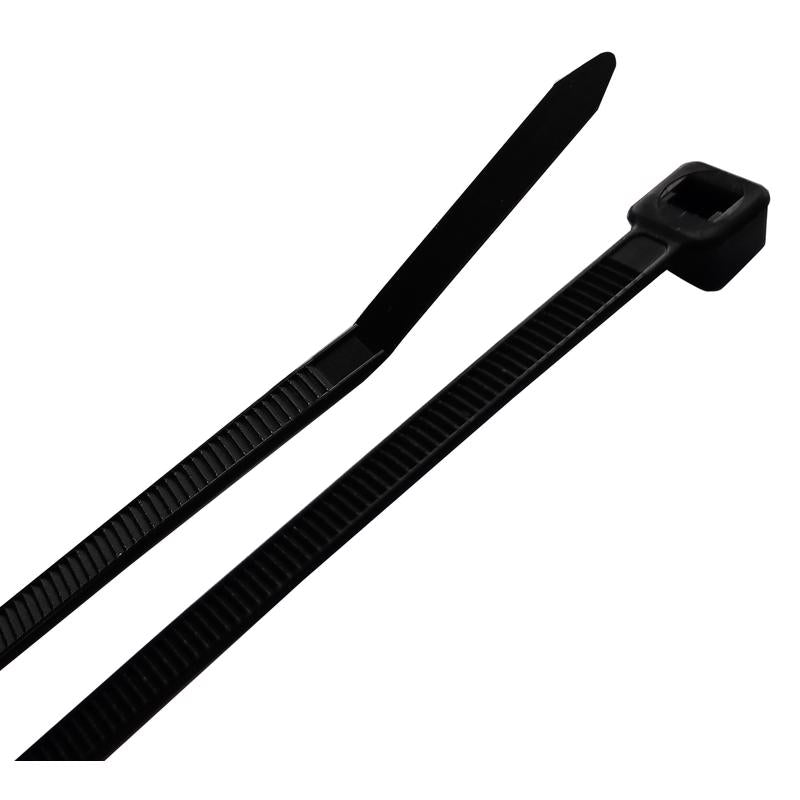 STEEL GRIP - Steel Grip 11 in. L Black Cable Tie 100 pk