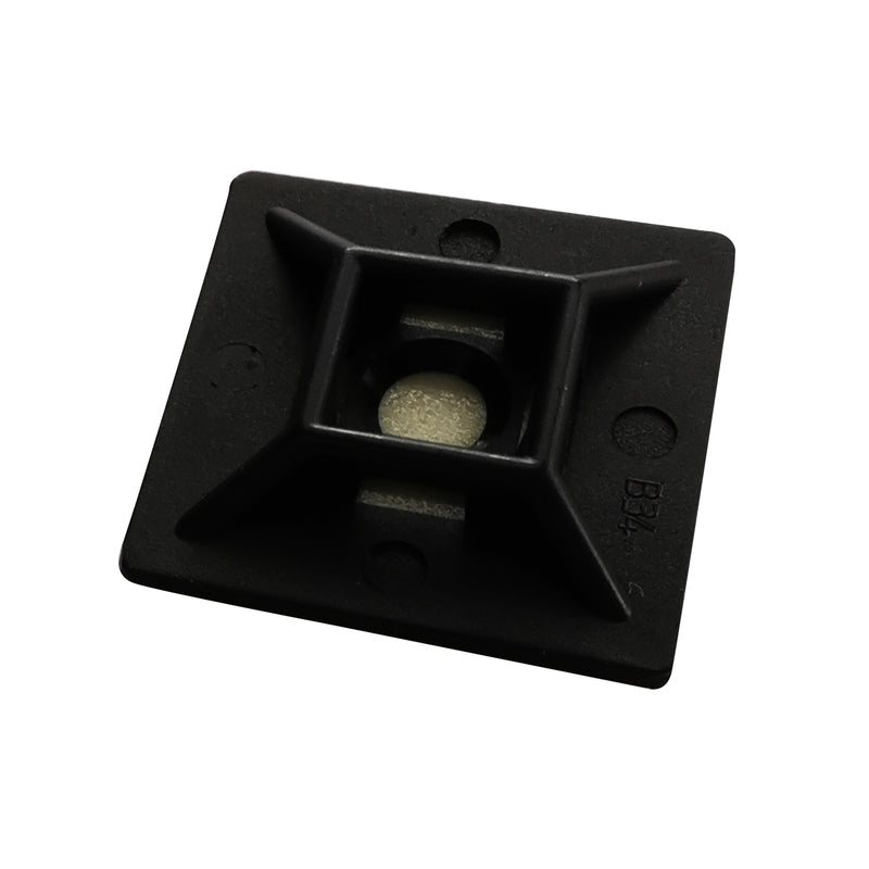 STEEL GRIP - Steel Grip 1 in. L Black Cable Tie Base Mount 5 pk