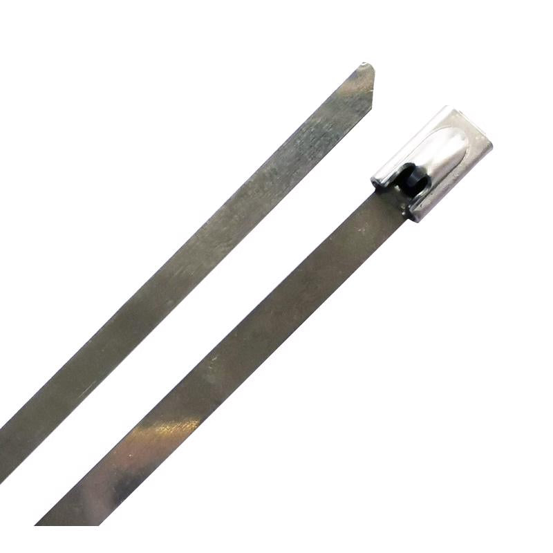 STEEL GRIP - Steel Grip 11 in. L Silver Cable Tie 10 pk