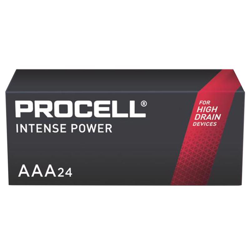 PROCELL - Procell Procell Intense Alkaline AAA 1.5 V 1.465 Ah Primary Battery PX2400 24 pk