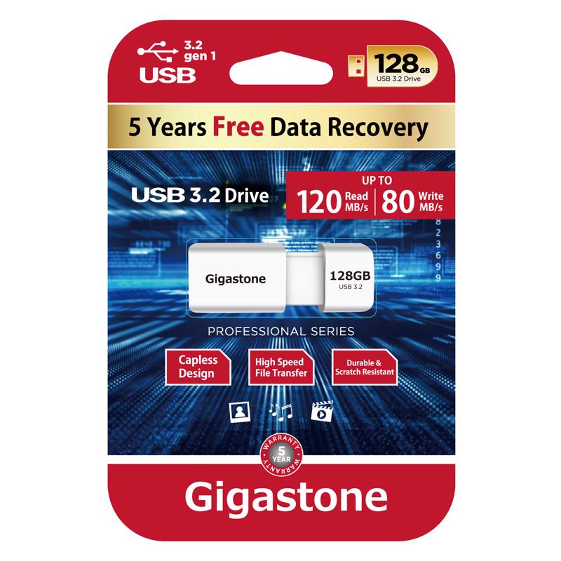 GIGASTONE - Gigastone Flash Drive 128 GB 1 pk