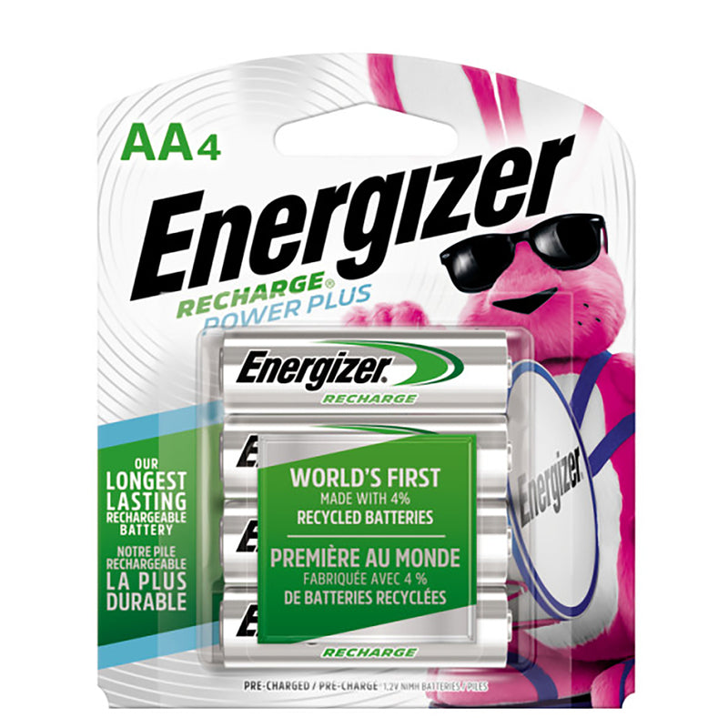 ENERGIZER - Energizer NiMH AA 1.2 V 2.3 Ah Rechargeable Battery 4 pk