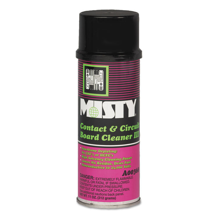 Misty - Contact and Circuit Board Cleaner III, 16 oz Aerosol Spray, 12/Carton