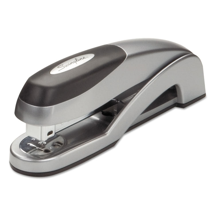 Swingline - Optima Full Strip Desk Stapler, 25-Sheet Capacity, Silver