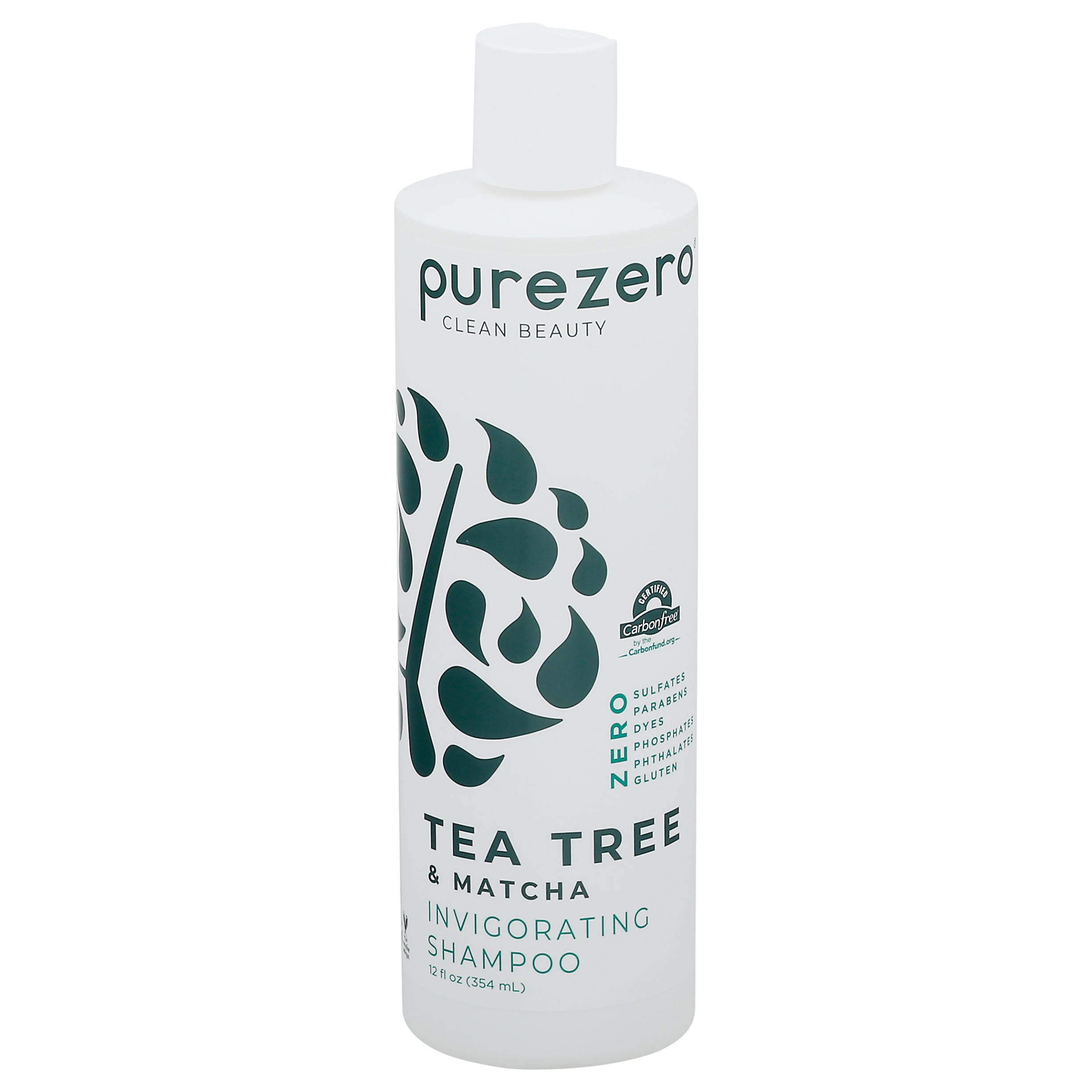 Purezero Invigorating Tea Tree & Matcha Shampoo 12 fl oz - Case of 1