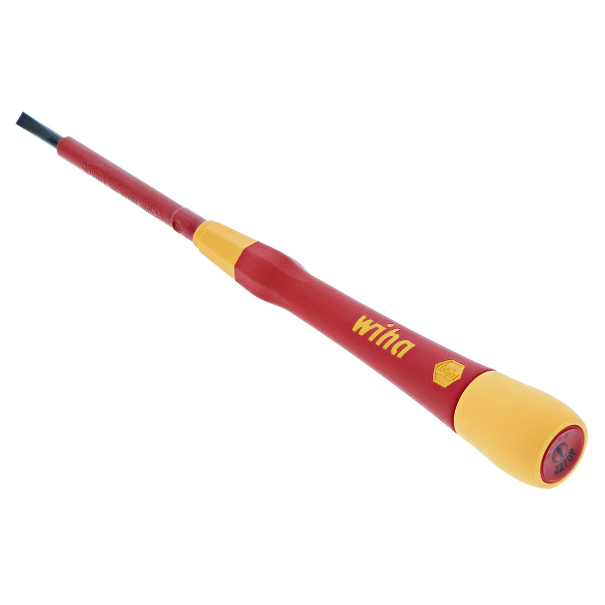 Wiha Precision Insulated PicoFinish Slotted Screwdriver - 3.5mm x 60mm