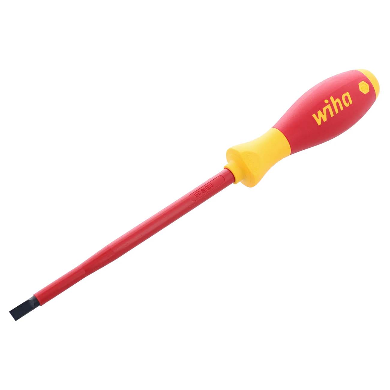 Wiha Insulated SoftFinish Slotted Screwdriver 6.5mm (1/4") x 150mm