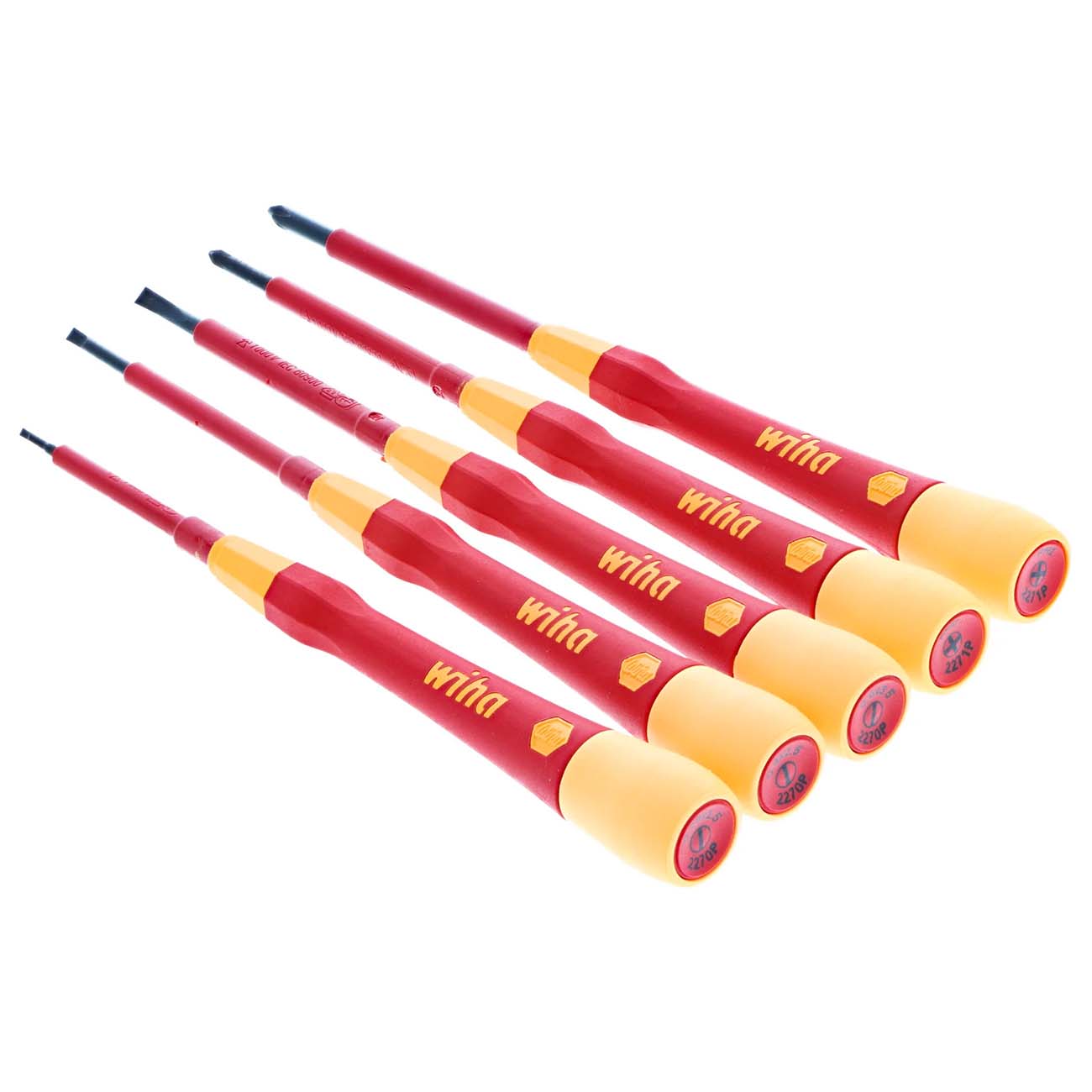 Wiha 5 Piece Insulated PicoFinish Precision Screwdriver Set
