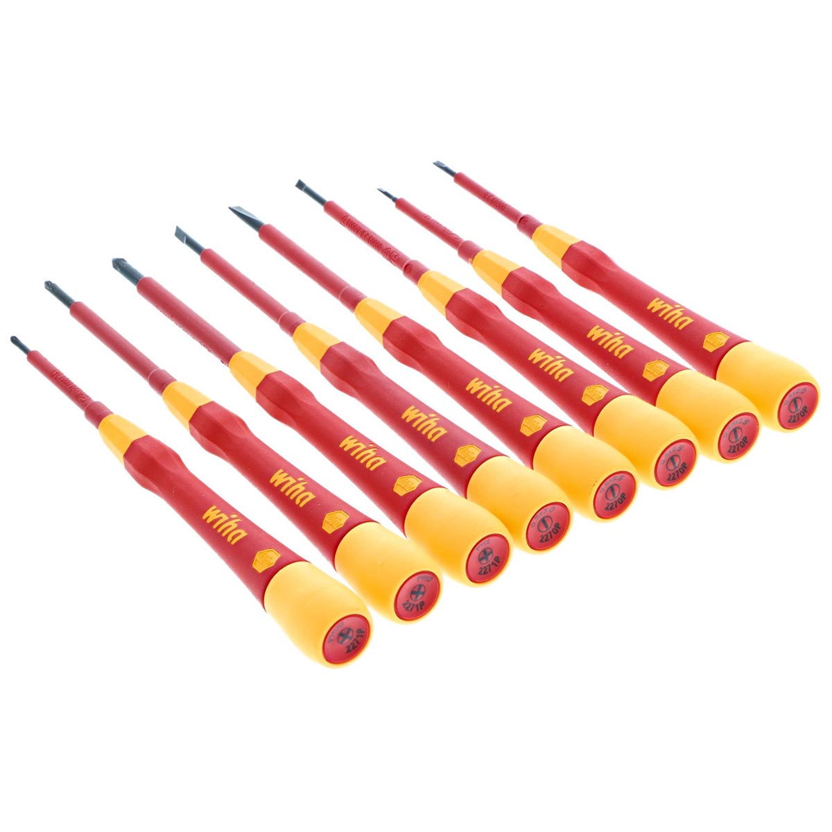 Wiha Insulated PicoFinish Precision Screwdriver Set (8 Piece Set)