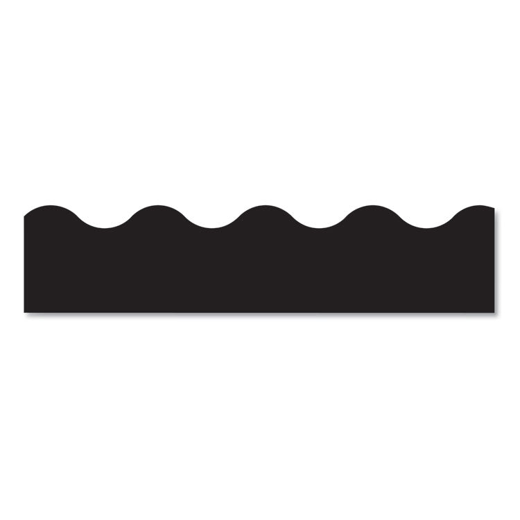 TREND - Terrific Trimmers Solid Colors Board Trim, 2.25" x 39 ft, Black