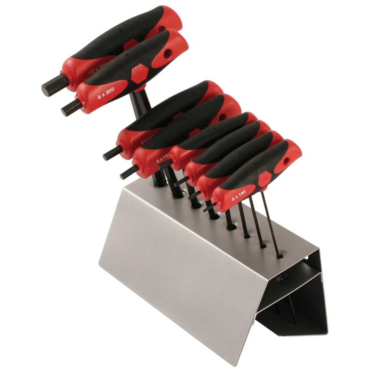 Wiha 8 Piece Soft Grip Dual Drive Hex THandle Set Metric