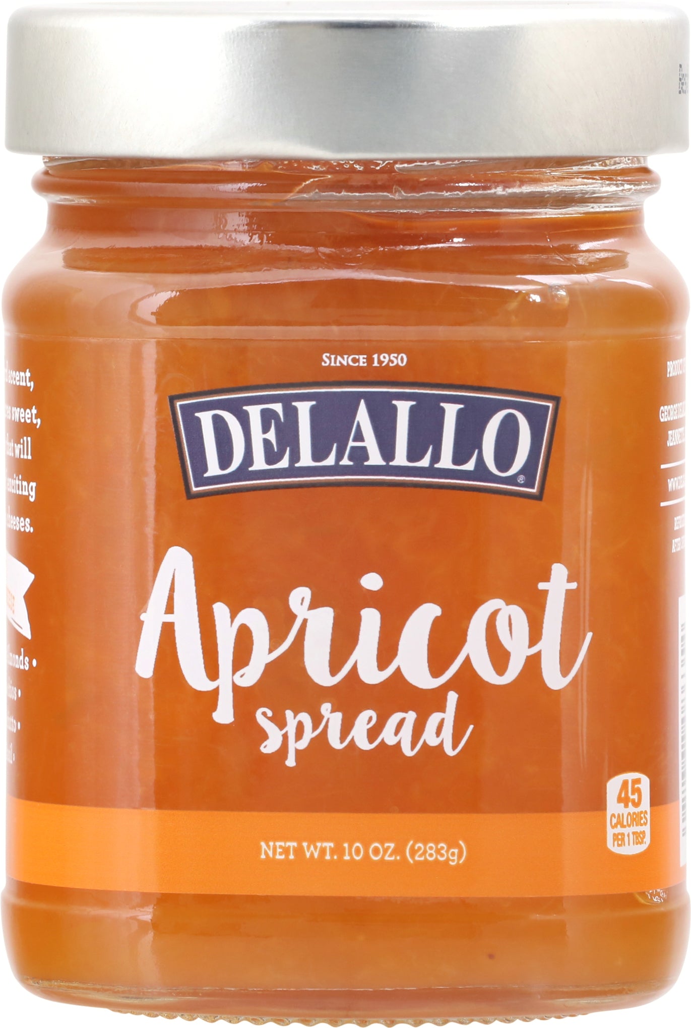 Delallo Spread Apricot - Case of 6 - 10 Oz