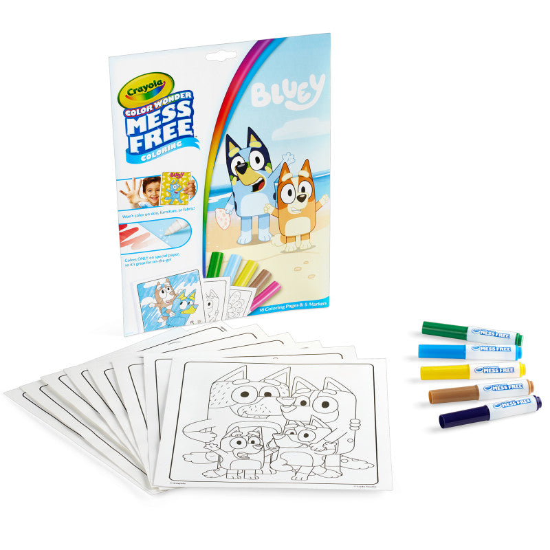Color Wonder® Coloring Pad & Markers, Bluey
