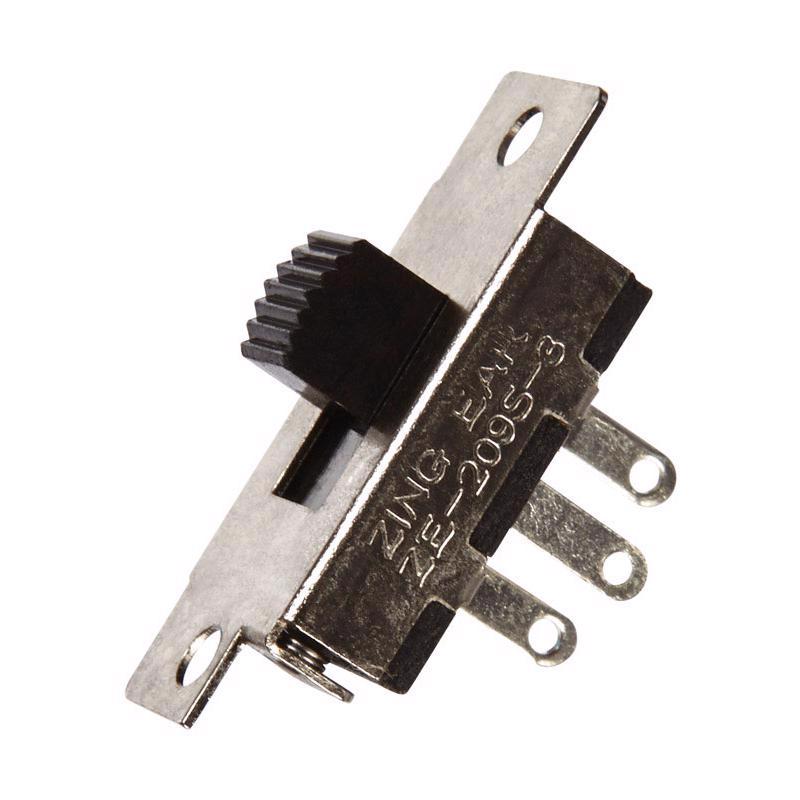 JANDORF - Jandorf 3 amps Single Pole Slide Appliance Switch Black/Silver 1 pk