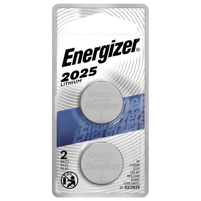 ENERGIZER - Energizer Lithium 2025 3 V Electronic/Watch Battery 2 pk