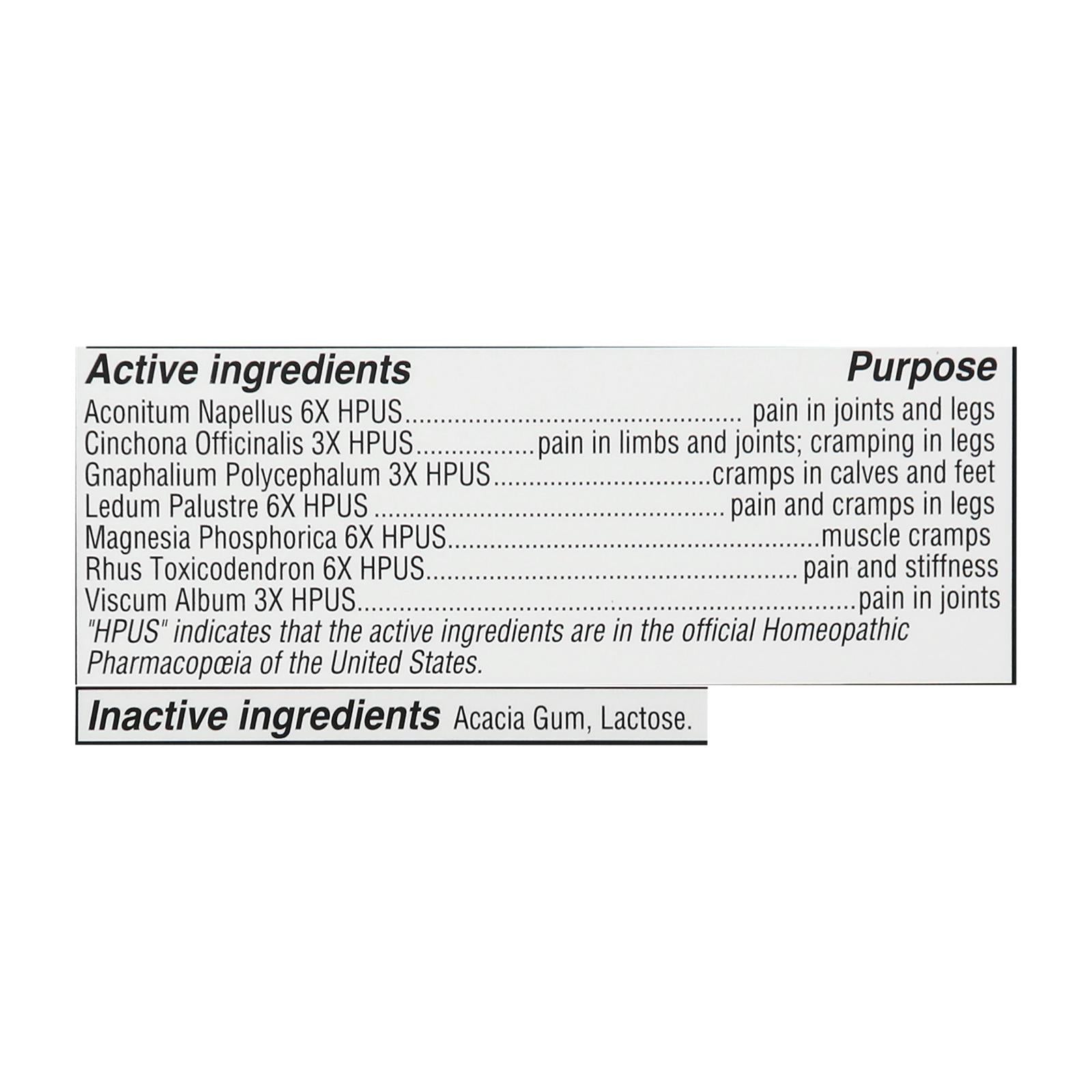 Hyland's - Leg Cramps Relief - 1 Each 1-100 Tab