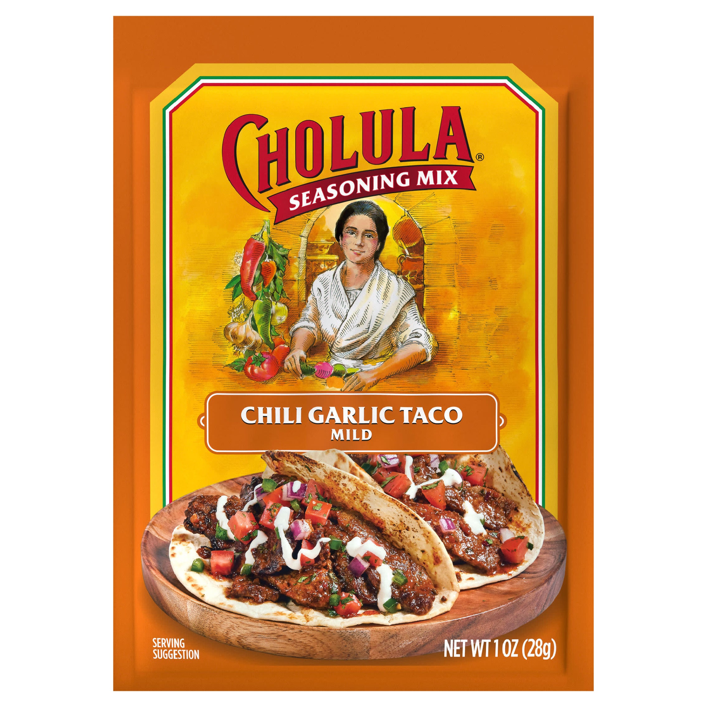 Cholula Chili Garlic Recipe Mix, 1 oz - Case of 12