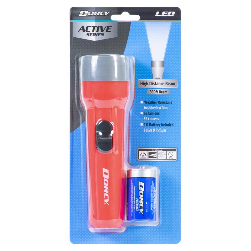 DORCY - Dorcy 55 lm Assorted LED Flashlight D Battery