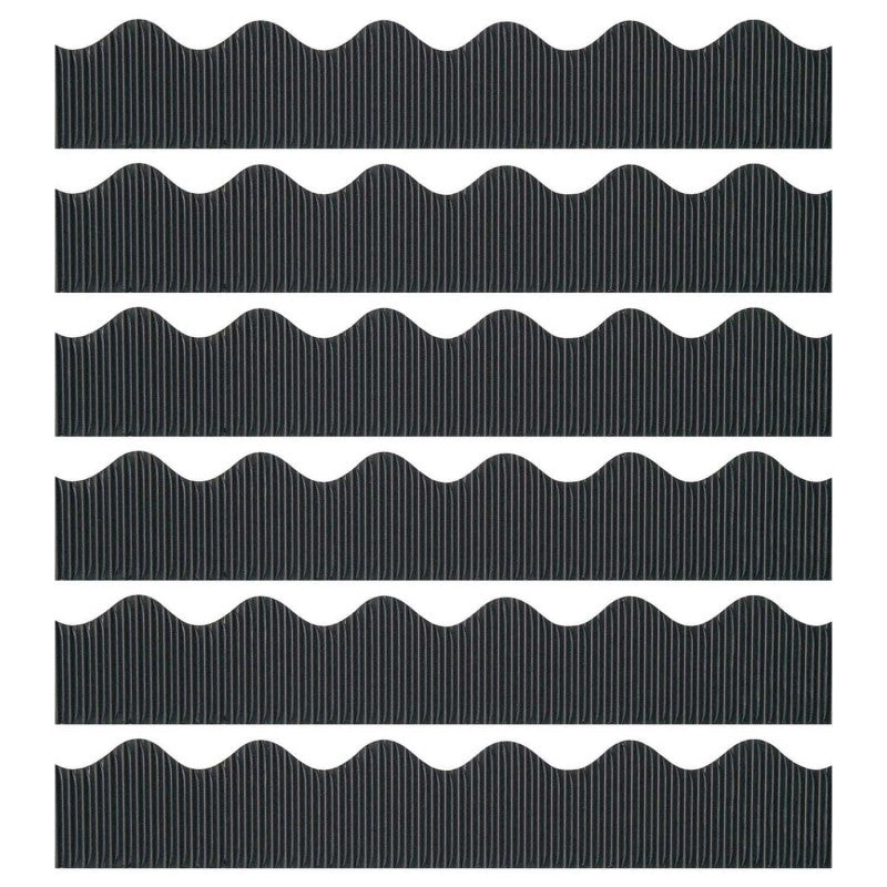BORDETTE - Decorative Border, Black, 2-1/4" x 50', 6 Rolls