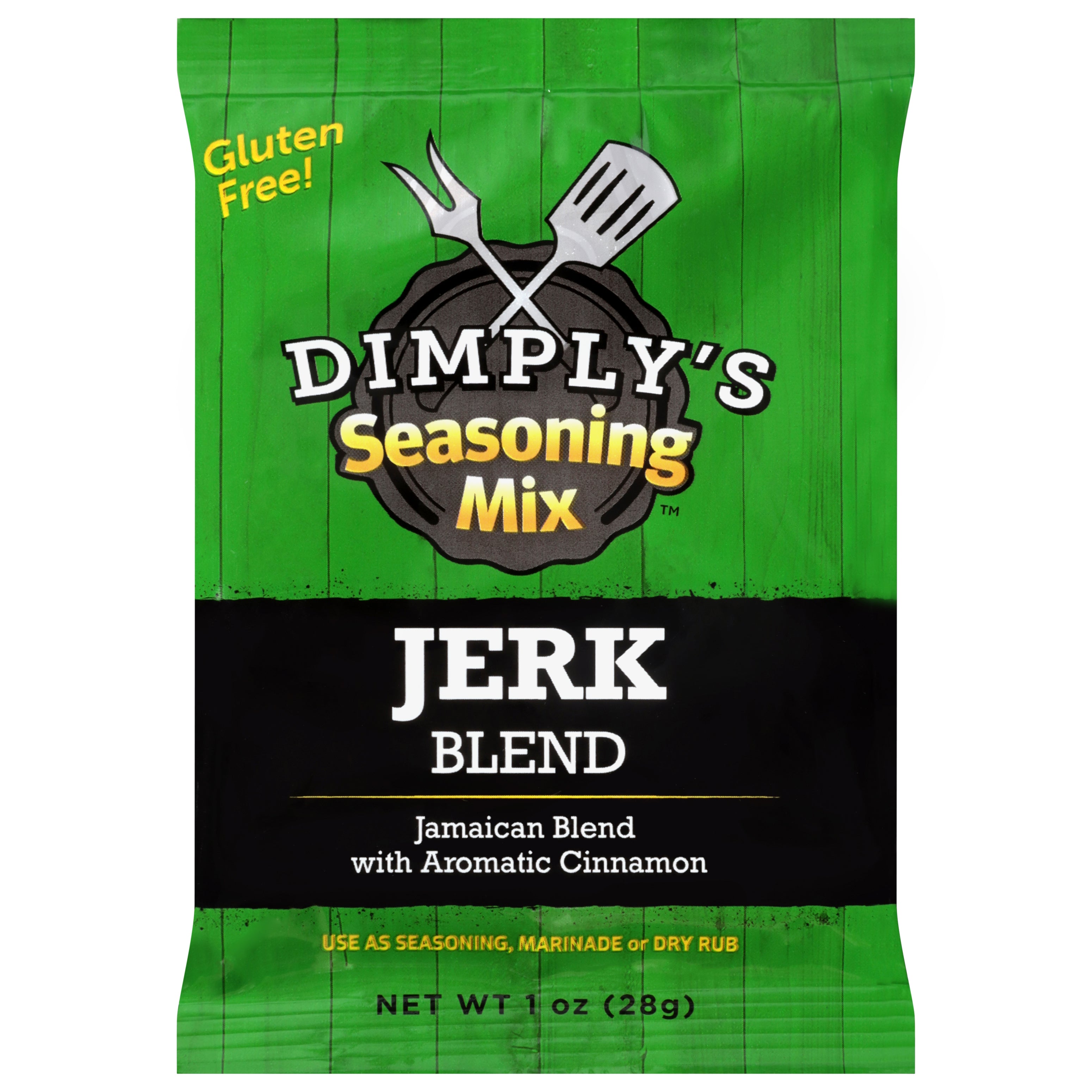 Dimply's Jerk Blend Seasoning Mix 1 oz - Case of 12