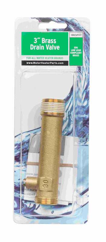 RELIANCE - Reliance 3/4 in. X 3/4 in. MIP x MHT Brass Drain Valve