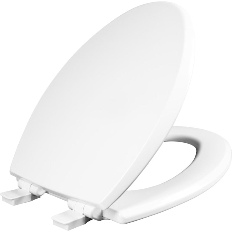 BEMIS - Bemis Kendall Slow Close Elongated White Enameled Wood Toilet Seat