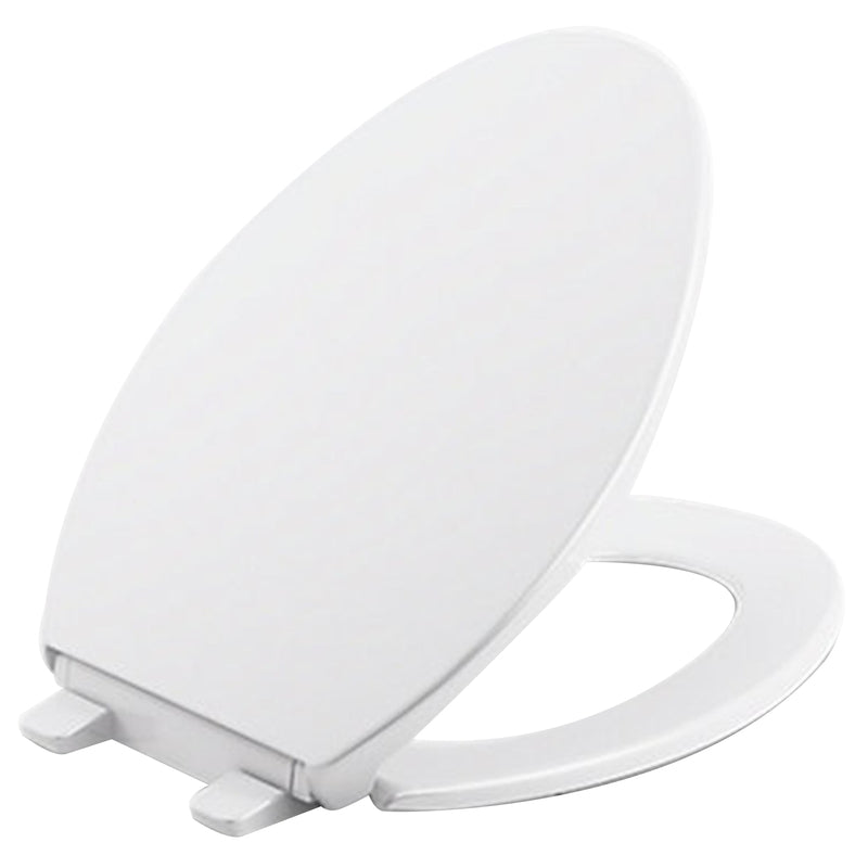 KOHLER - Kohler Brevia Slow Close Elongated White Plastic Toilet Seat
