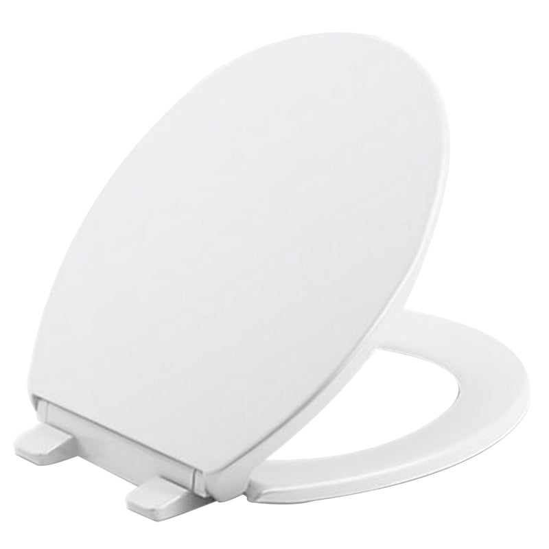 KOHLER - Kohler Brevia Slow Close Round White Plastic Toilet Seat