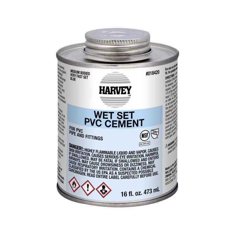 OATEY - Oatey Harvey Blue Cement For PVC 16 oz