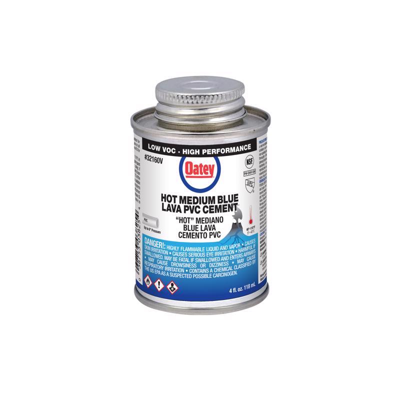 OATEY - Oatey Blue Cement For PVC 4 oz