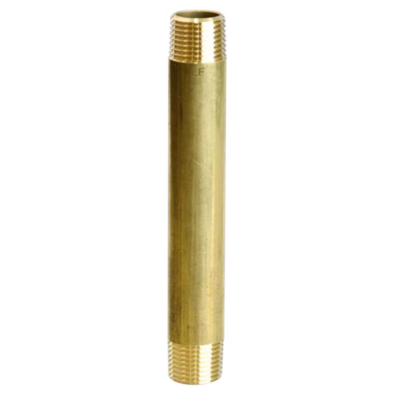 0 - 1/2 in. MPT X 1/2 in. D MPT Red Brass Nipple 5-1/2 in. L - Case of 5