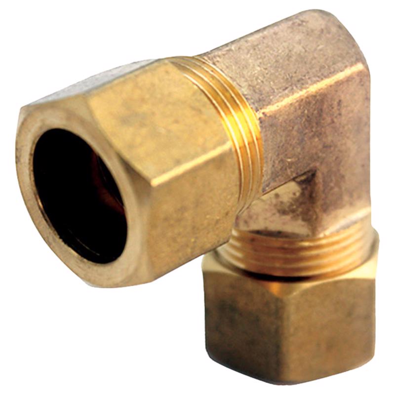 0 - 5/16 in. Compression X 5/16 in. D Compression Brass 90 Degree Elbow - Case of 5