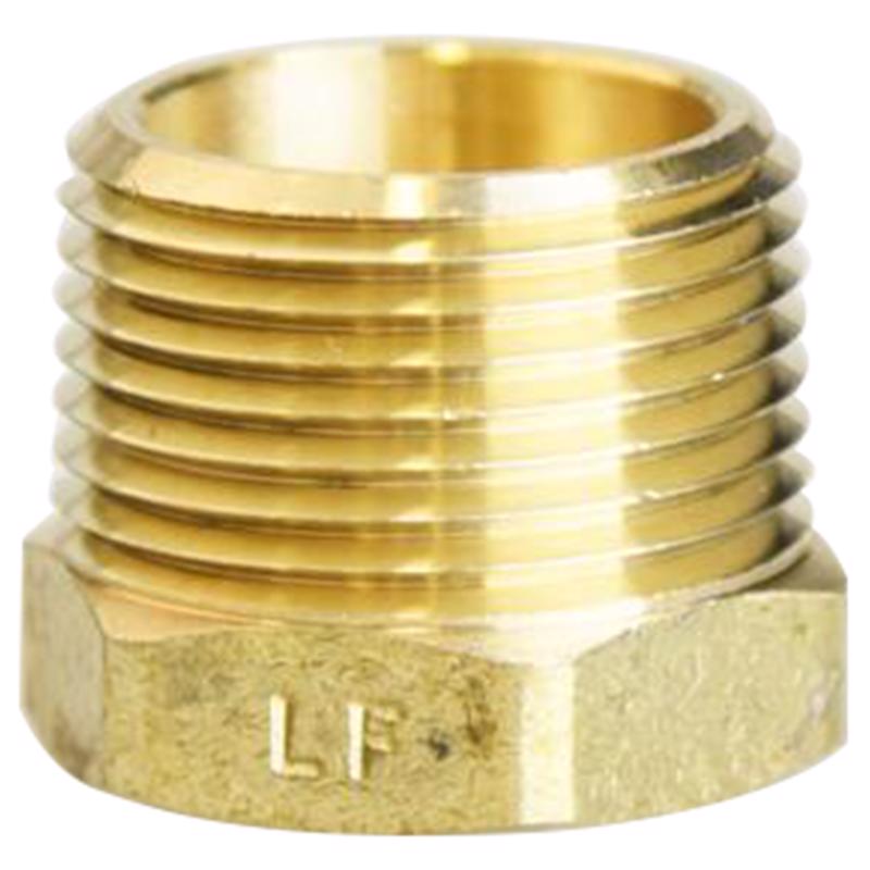 0 - 3/4 in. MIP X 1/8 in. D FIP Brass Hex Bushing - Case of 5