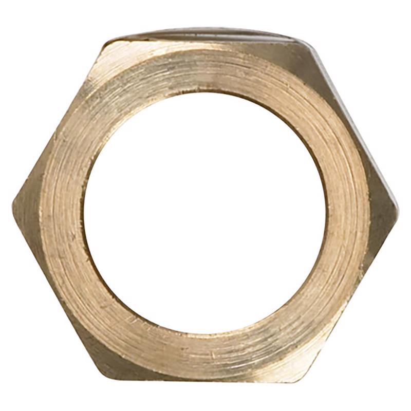 0 - 7/8 in. Compression X 7/8 in. D Compression Yellow Brass Nut - Case of 5